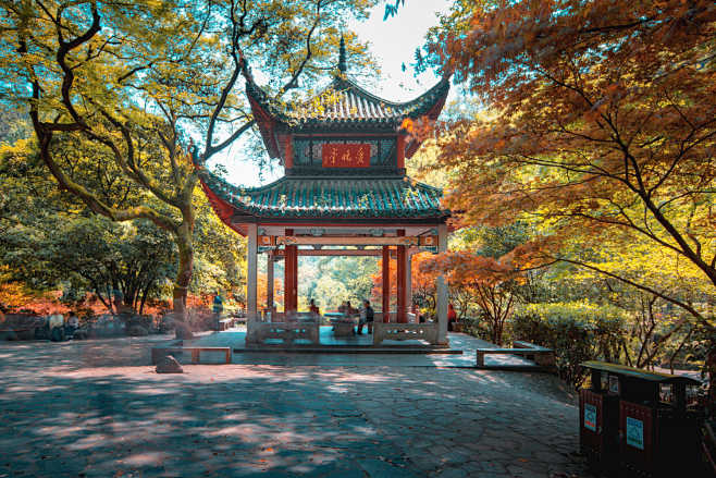 爱晚亭湖南省长沙市岳麓山下清风峡