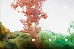 抽象 墨水 水 画 艺术 自然 降低 美丽的 抽烟 多雾路段