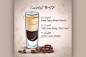 Cocktail B 52 by Netkoff on Creative Market: 