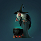 Witch, Jenya Tkach : My witch for Character design challenge