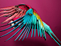 找寻色彩的脉络？你需要一双不畏惧高度的翅膀 Fashion Is Going To The Birds!!! by Kate Van Raden