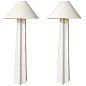 Michael Taylor Cast-Stone Star Shaped Floor Lamps For Sale at 1stdibs