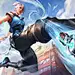 General 3000x1500 Agussw digital digital art illustration artwork fan art video game art video games Valorant Jett (Valorant) women video game characters