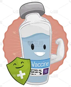 纽扣与书呆子疫苗瓶保护自己与盾牌