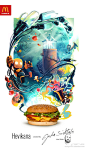 McDonald's麦当劳时尚宣传海报设计 | ♥⺌恋蝶︶ㄣ设计 #采集大赛#