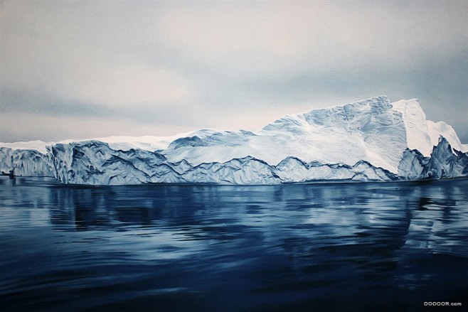 冰山与海洋绘画-格陵兰岛CHASING ...