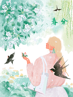 插画の世界采集到二十四节气插画