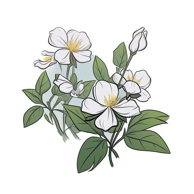 茉莉花 4096*4096 Transp...