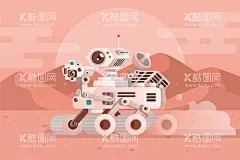 火星背景  - 源文件下载【酷图网】火星背景,火星壁纸,火星表面,火星地貌,八大行星,太阳系,地行星,红色星球,宇宙,玛尔斯,类地行星,天文学,