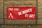 行走的艺术步行者！Piedmont Art Walk 动态新LOGO