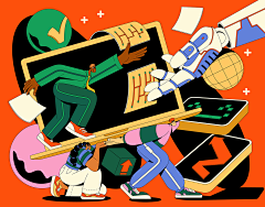 serapline采集到插画