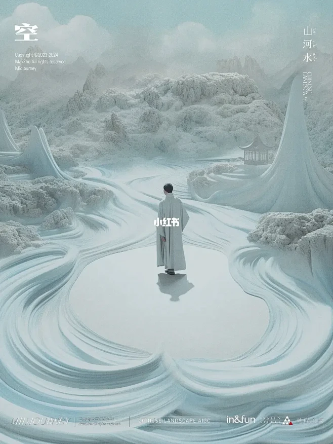 国风山水｜东方禅意枯山水-花瓣网
