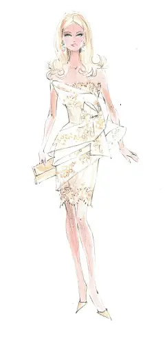 人物搭配 时尚手绘插画            时装 礼服 #插画# #手绘# #礼服#  #时尚#