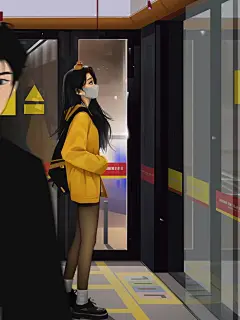 一组超级惊艳的气质女生头像插画-今日头条