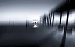 宽屏黑白梦幻光影伤感电脑桌面壁纸桌面壁纸2