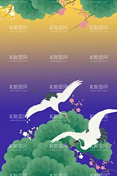  新中式国潮装饰画   - 源文件下载【酷图网】松树,丹顶鹤,松鹤益寿,松鹤长青,松鹤常青,益寿延年,长命百岁,贺寿图,迎客松,国画仙鹤图,水墨松树,不老松,工笔鹤,花鸟画,花鸟图,紫气东来,松鹤延年,迎客松山水画,仙鹤祥云,仙鹤古风,国潮山水画,大厅壁画客厅,挂画,国潮山水插画,黄山迎客松,瑞鹤图,仙鹤,国潮,祥云,古风插画,松鹤图,国画松鹤图