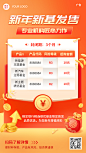 金融保险产品营销喜庆海报
