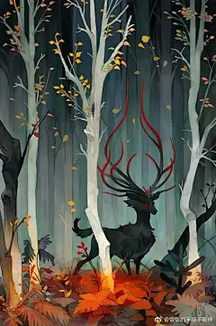 插画画师：ELK64#遇见艺术##插画##视觉配色# 太美啦
twi：ELK64_official ​ ​​​ ​​​​