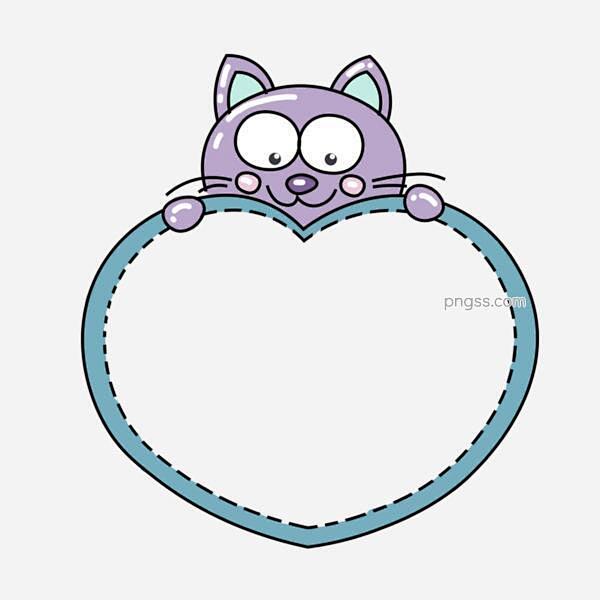 可爱小猫卡通插画图片大小3000x300...