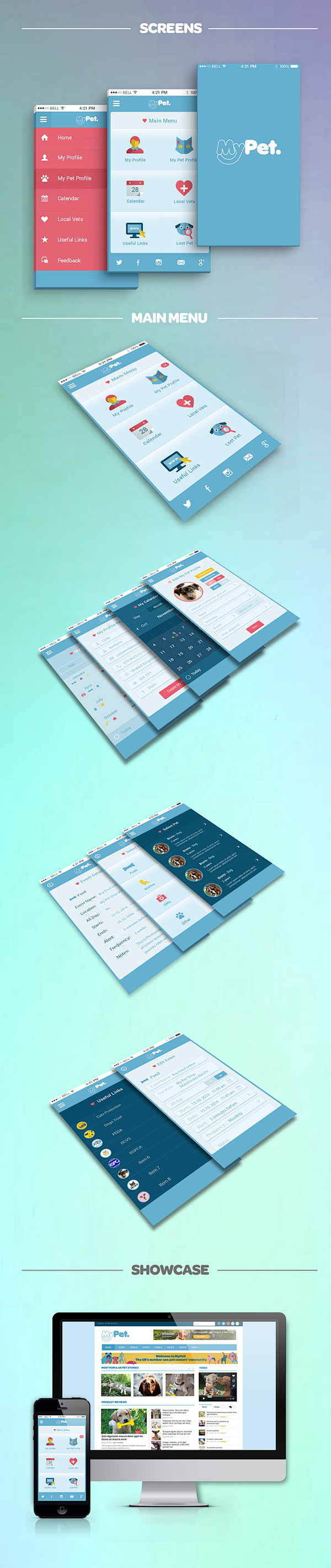 MyPet App on Behance