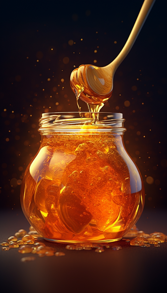 蜂蜜罐土蜂蜜花蜜蜂蜜摄影图