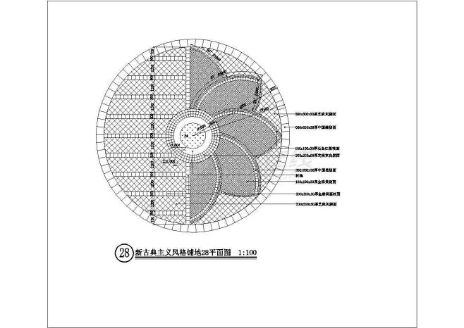 景观工程设计中常用的铺装样式汇总_cad...