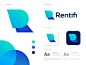 R letter logo design for Rentifi by Eashin Arafth on Dribbble