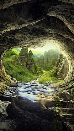 森林~水流~山洞下雨不用伞采集到场景搭建采集下雨不用伞采集到场景