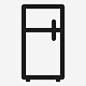 冰箱厨房电器冷藏图标_88ICON https://88icon.com 冰箱 厨房电器 冷藏 家用电器 简单的卷曲图标
