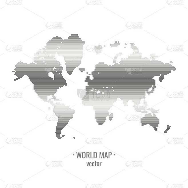 世界地图矢量