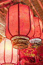 灯笼,春节,红色,纸灯笼,中国灯笼,照明设备,传统节日,中国,新的,悬挂的