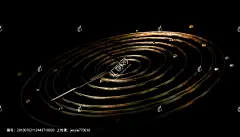 黑金概念时间元素