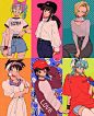 《龙珠》女孩们
（via twi krri_raika）#龙珠# ​​​​
