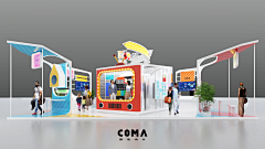 昏迷设计COMADESIGN采集到未来生活节-展位设计二