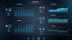 剑落染白衣采集到可视化大屏