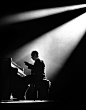 Duke Ellington, Olympia Theater, Paris, by Herman Leonard (1958)