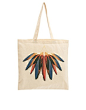 Image 1 of Borders & Frontiers Dawn Feather Print Shopper