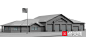 【新提醒】学校 厂房 旗帜房屋建筑3Dmax模型下载-场景模型区 (cg009) 游美网