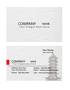 黑色简约线条图形创意名片