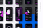 Phone Screen Mockup 12款app用户界面设计作品展示苹果手机屏幕贴图ps样机素材国外设计模板 - UIGUI