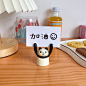 ins风创意卡通加油猪猪举牌照片夹便签留言夹桌面装饰小摆件礼物-淘宝网