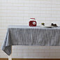 日式和风亚麻纯色餐桌布zakka布艺家居方形茶几布台布盖布餐巾