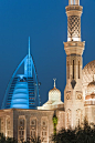 Mosque at Umm Suqeim near Burj al Arab hotel