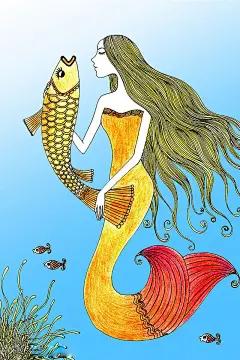 卡通 美人鱼 唯美 壁纸