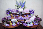 紫色甜品桌--汇聚婚礼相关的一切