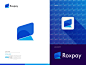 Roxpay logo design R  Modern Letter Logo Mark