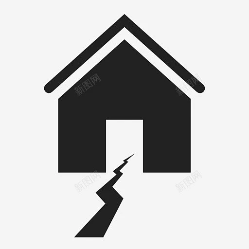 地震冲击自然灾害图标 标志 UI图标 设计图片 免费下载 页面网页 平面电商 创意素材-花瓣网