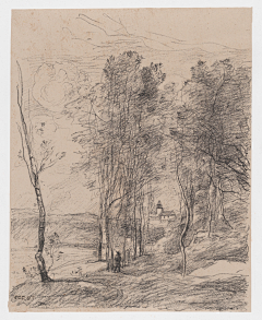 Z的收藏馆采集到柯罗 Camille Corot-国-写实主义