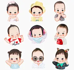 千寻设计 | q版手绘头像 小红书抖音儿童手绘头像 宝宝头像-淘宝网