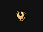 Galo Galo Logo food and drink identity stylish fast food chicken restaurant rooster logo fire rooster clean simple branding geometric logo design logo